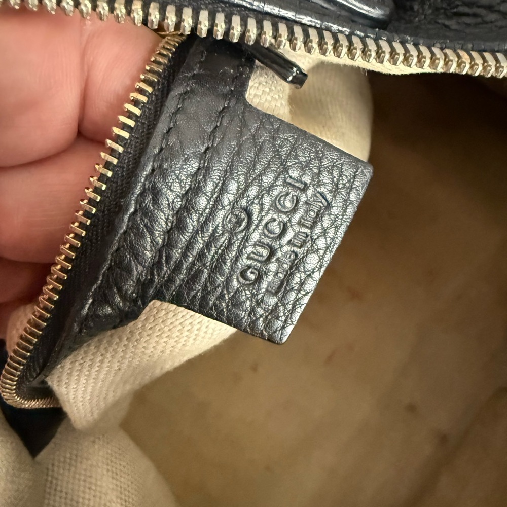 Gucci Black Leather Soho Boston Bag - Picture 6 of 10